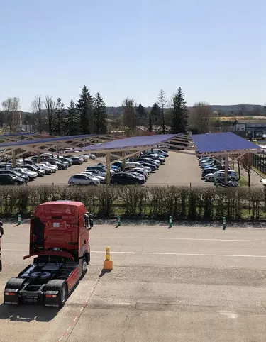 17 hektar solcellepark i Bourg-en-bresse