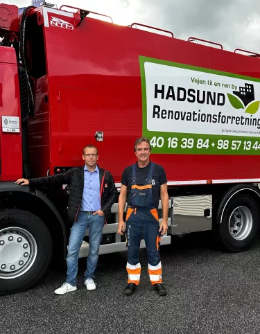 Ny renovationsbil fra Renault Trucks til Glerup Container