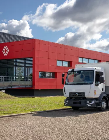 Ombygget elektrisk Renault Trucks lastbil