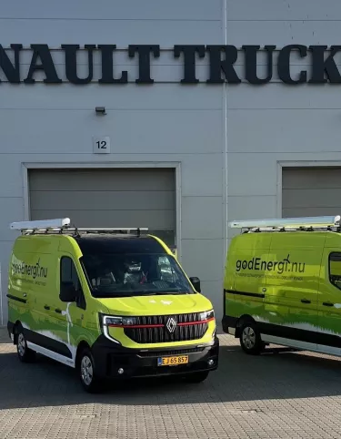 GodEnergi modtager to ud af seks Renault Trucks Master E-Tech
