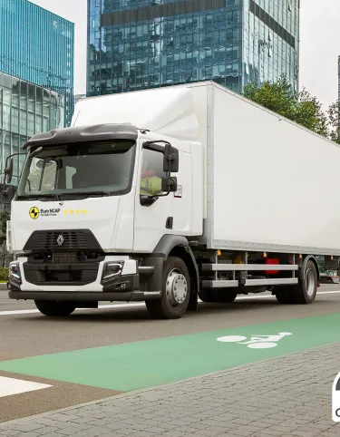Renault Trucks D får 4 stjerner i Euro NCAP samt CitySafe-mærket