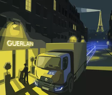 Renault Trucks D Z.E Guerlain Illustration